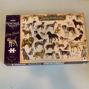 NEW Hinkler Vintage Puzzle Dog Breeds 1000 Pieces Jigsaw Puzzle